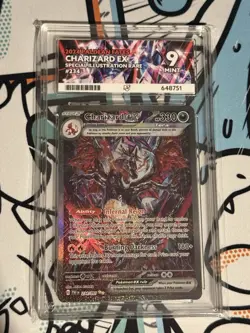 Pokemon TCG Charizard EX SIR Paldean Fates 234/091 ACE 9 - Image 1