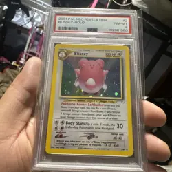 2001 POKEMON NEO REVELATION 2 BLISSEY-HOLO PSA 8 - Image 1