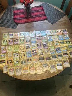 Huge Vintage 1999 Pokemon Card Lot - 100’s Cards LP/HP Authentic Base Fossil Etc - Image 1
