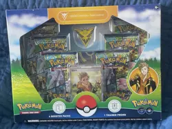 Pokemon TCG Pokemon Go Special Collection Team Instinct Zapdos Factory Sealed - Image 1