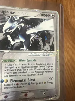 2005 Pokemon EX Unseen Forces Lugia EX Holo Foil Rare 105/115 ENG - Image 4
