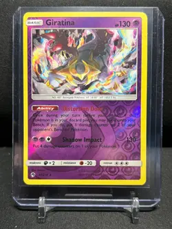 Giratina 97/214 Reverse Holo Rare Pokemon 2018 Lost Thunder - LP - Image 1