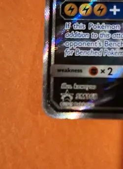 Pokemon Pikachu & Zekrom TCG Sun & Moon GX TAG TEAM GX Promo Holo SM168 Used - Image 5