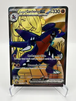 Cynthia's Garchomp ex 215/182 Sv10: Destined Rivals Holo Pokemon Near Mint - Image 1