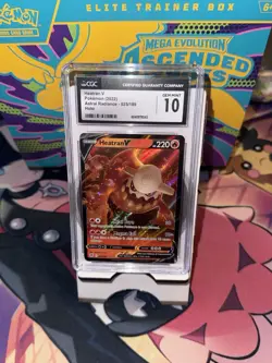 Pokemon Heatran V Swsh10 Astral Radiance 025/189 Ultra Rare Holo CGC 10 - Image 1