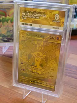 Gold Mega Lucario EX 188/132 - Mega Evolution Hyper Rare - Pokemon TCG - ACE 8 - Image 1