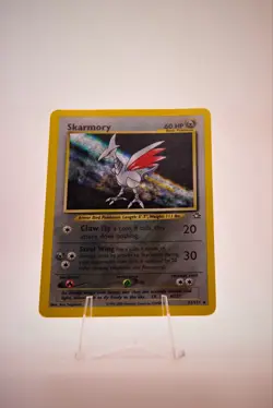SKARMORY 13/111 HOLO RARE NEO GENESIS POKEMON UNLIMITED HOLO MP - Image 1