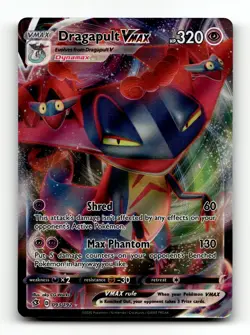 SWSH02: Rebel Clash #093/192 Dragapult VMAX Ultra Rare,Holo Pokemon - Image 1