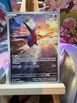Latios 203/191 Illustration Rare Surging Sparks Pokemon NM - Image 1