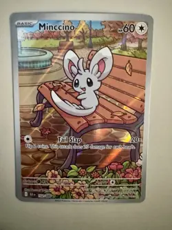 🔥Pokemon Minccino Illustration Rare SV: Black Bolt 152/086 Pokemon TCG NM+🔥 - Image 1