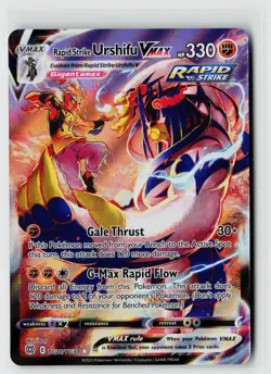 Pokemon SWSH09: Brilliant Stars #TG21/TG30 Rapid Strike Urshifu VMAX - Image 1