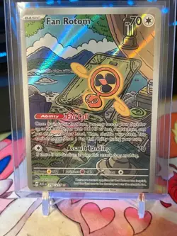 Pokemon TCG Fan Rotom 250/217 IR Ascended Heroes Evolution NM PACK FRESH - Image 1
