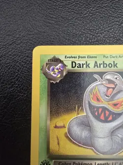 Pokemon Vintage First Edition Dark Arbok 19/82 Team Rocket Wotc Non-Holo Rare - Image 2
