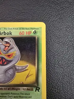 Pokemon Vintage First Edition Dark Arbok 19/82 Team Rocket Wotc Non-Holo Rare - Image 3