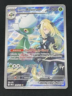 Pokemon TCG Cynthia's Roserade 184/182 Destined Rivals 130 HP Illustration Rare… - Image 1