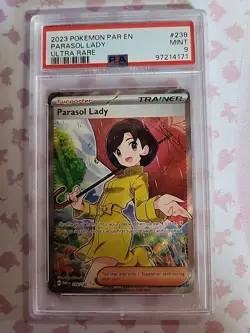 PARASOL LADY #238 POKEMON PAR EN-PARADOX RIFT PSA MINT 9 - Image 1