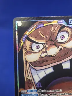 One Piece Emperors in the New World Marshall D Teach OP09-081 Parallel Leader NM - Image 3