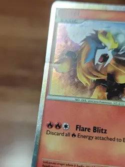Entei HGSS20 Promo HeartGold SoulSilver Pokemon Card Holo Foil Rare MP - Image 4