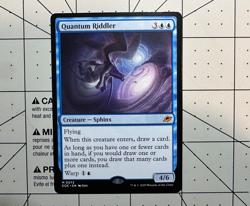Trading card singles for Magic the Gathering: Quantum Riddler - Image 1