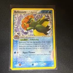 Pokemon TCG Bellossom Card 19/110 EX Holon Phantoms Regular Rare NM+ 2006 - Image 1