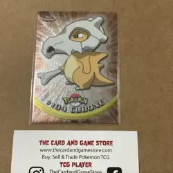 Topps Chrome Cubone Foil 104 Pokemon TCG Card English Standard Size Card Stock - Image 1
