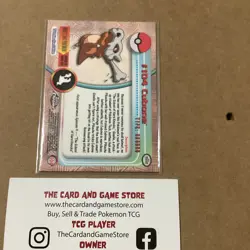 Topps Chrome Cubone Foil 104 Pokemon TCG Card English Standard Size Card Stock - Image 2