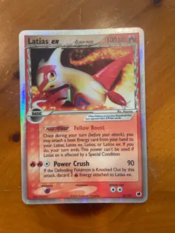Latias ex Delta species pokemon card 95/101 Holofoil - LP - Image 2