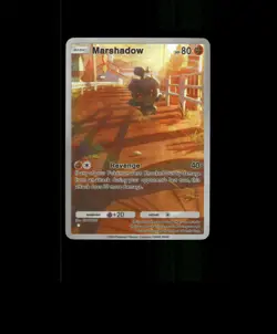 Fan-ART READ DESCRIPTION BELOW HOLO Marshadow Card Marshadow Pokemon Card p1 - Image 1