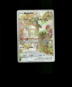 FAN-ART READ DESCRIPTION BELOW HOLO Shyamin Card Shyamin Pokemon Card p1 - Image 1