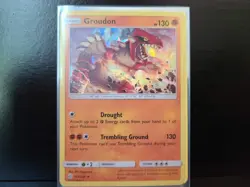Groudon 113/236 - Cracked Ice Holo Rare - Cosmic Eclipse Card - Near Mint - Image 1