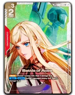 GUNDAM CARD GAME GD01-111 R+ (SP) BATTLE OF THE ACES - SPR+ (GD03 STEEL REQUIEM) - Image 1