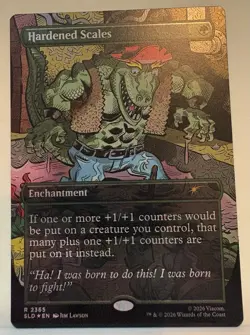 🌟 Hardened Scales FOIL PRESALE MTG TMNT Secret Lair 🌟 - Image 1