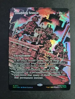 Doubling Season (Borderless Foil) Mythic MTG Ninja Turtles - Image 1