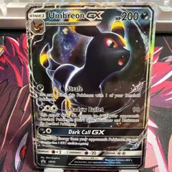 Pokemon Umbreon GX TCG Sun & Moon SM36 Promo Card Near Mint Condition - Image 1