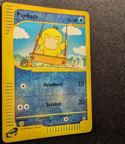 Pokemon AQUAPOLIS - #104/147 Psyduck - Reverse Holo - ENG - Heavily Played - Image 5