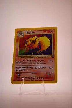 Flareon 3/64 Holo Rare Jungle Pokemon Card - Image 1