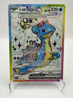 Lapras ex 158/142 Sv07: Stellar Crown Holo Pokemon Near Mint - Image 1