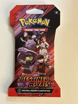 (5) Pokemon Scarlet & Violet Destined Rivals Booster Pack *Rare Cards Possible * - Image 1