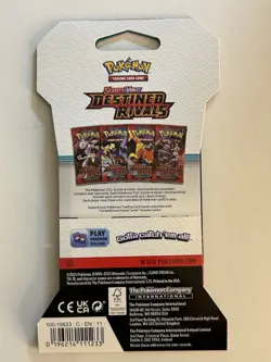 (5) Pokemon Scarlet & Violet Destined Rivals Booster Pack *Rare Cards Possible * - Image 2