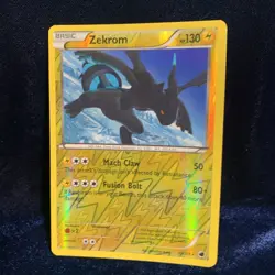 Zekrom 39/116 Reverse Holo Rare Plasma Freeze Pokemon Card - Image 1