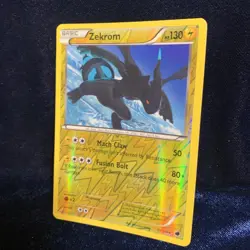 Zekrom 39/116 Reverse Holo Rare Plasma Freeze Pokemon Card - Image 2