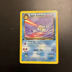 Pokemon TCG Team Rocket 1st Edition Dark Golduck 37/82 NM-Mint Never Played - Image 1