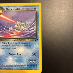 Pokemon TCG Team Rocket 1st Edition Dark Golduck 37/82 NM-Mint Never Played - Image 4