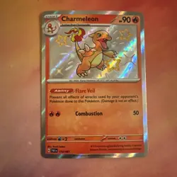 Pokemon Charmeleon - Shiny Rare Holo SV: Paldean Fates 2024 110/091 NM - Image 1