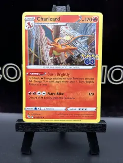 POKEMON 2022 GO - CHARIZARD 010/078 - HOLO RARE - ENGLISH - NM - Image 2