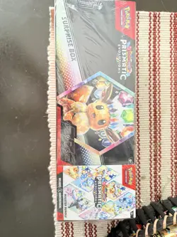 Pokemon Prismatic Evolutions Sam’s Club Exclusive Surprise Box + Booster Bundle - Image 1