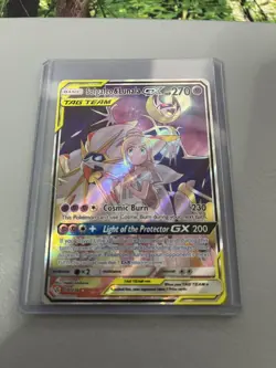 Pokemon Solgaleo & Lunala GX (Full Art) 216/236 Sm-Cosmic Eclipse Holo - Image 5