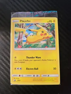 Pokemon TCG Pikachu Black Star Promo SM04 Non-Holo Target Exclusive - Image 1