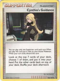 Cynthia's Guidance 136/147 Uncommon Supreme Victors Pokemon MP - Image 1