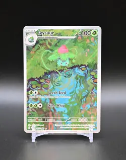 Ivysaur 167/165 Pokemon TCG SV: Scarlet & Violet 151 IR Full Art Near Mint - Image 1